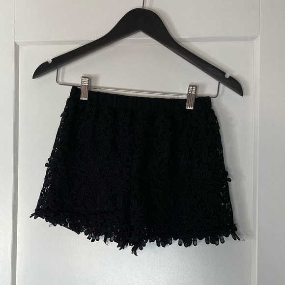 Black Lace Shorts - Picture 5 of 5